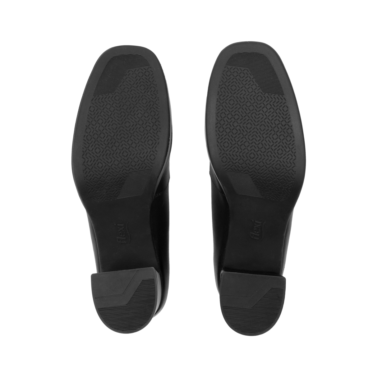 Zapatilla De Tacón Flexi para Mujer con Comfort Walk Estilo 127201 Negro