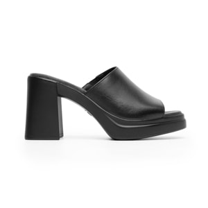 Sandalia De Tacón Flexi para Mujer con Suela Flexible Estilo 127601 Negro