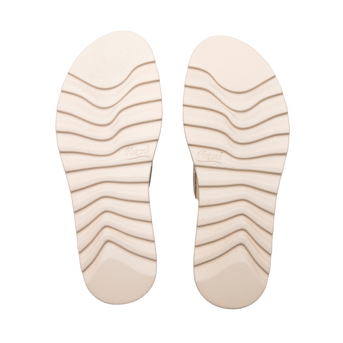 Sandalia De Plataforma Flexi para Mujer Estilo 127705 Beige Multicolor