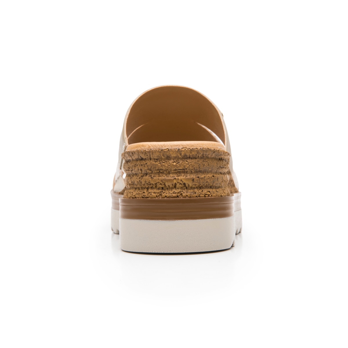 Sandalia De Plataforma Flexi para Mujer Estilo 127705 Beige Multicolor