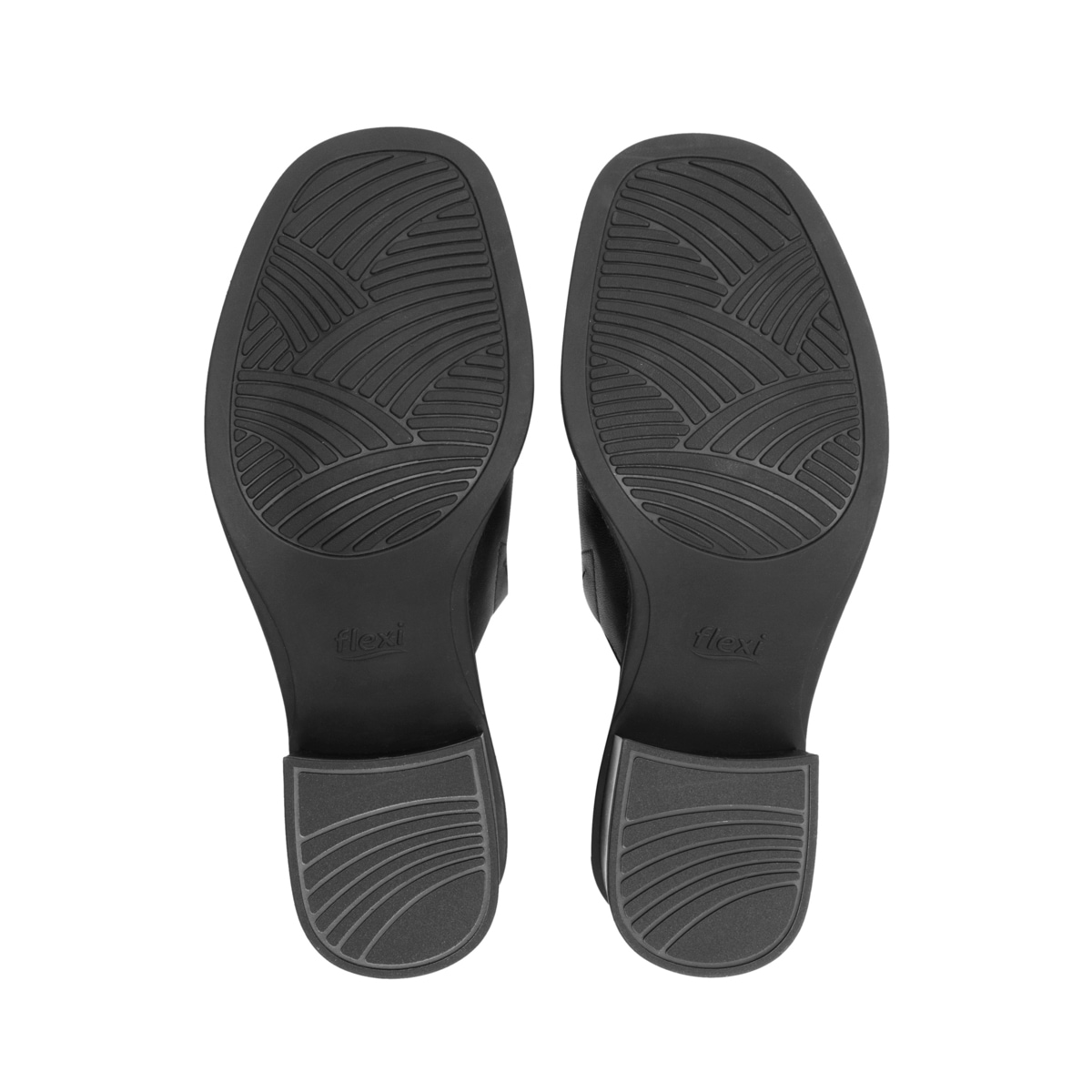 Sandalia De Tacón Flexi para Mujer con Suela Flexible Estilo 128403 Negro