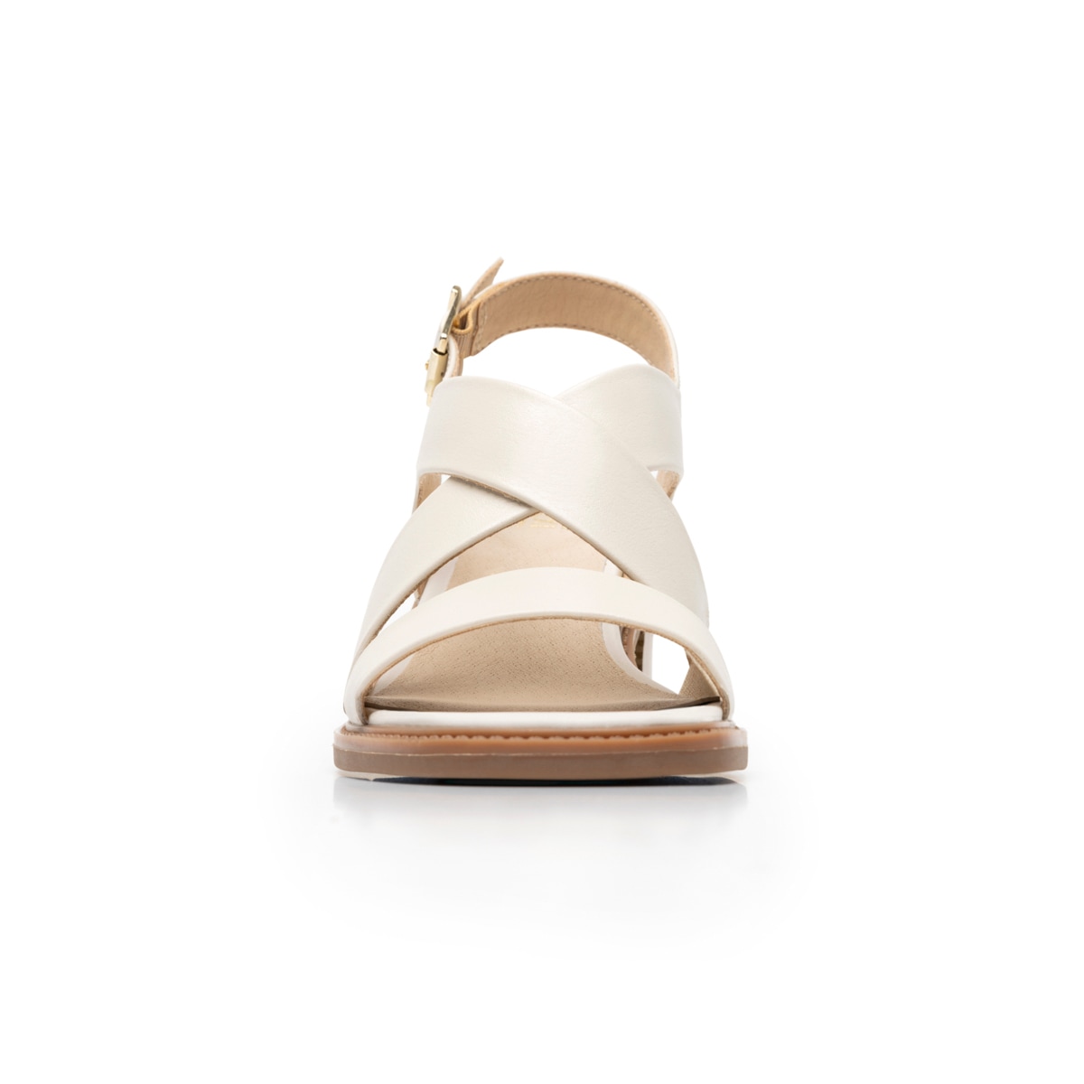 Sandalia De Tacón Flexi para Mujer con Suela Flexible Estilo 128404 Algodón