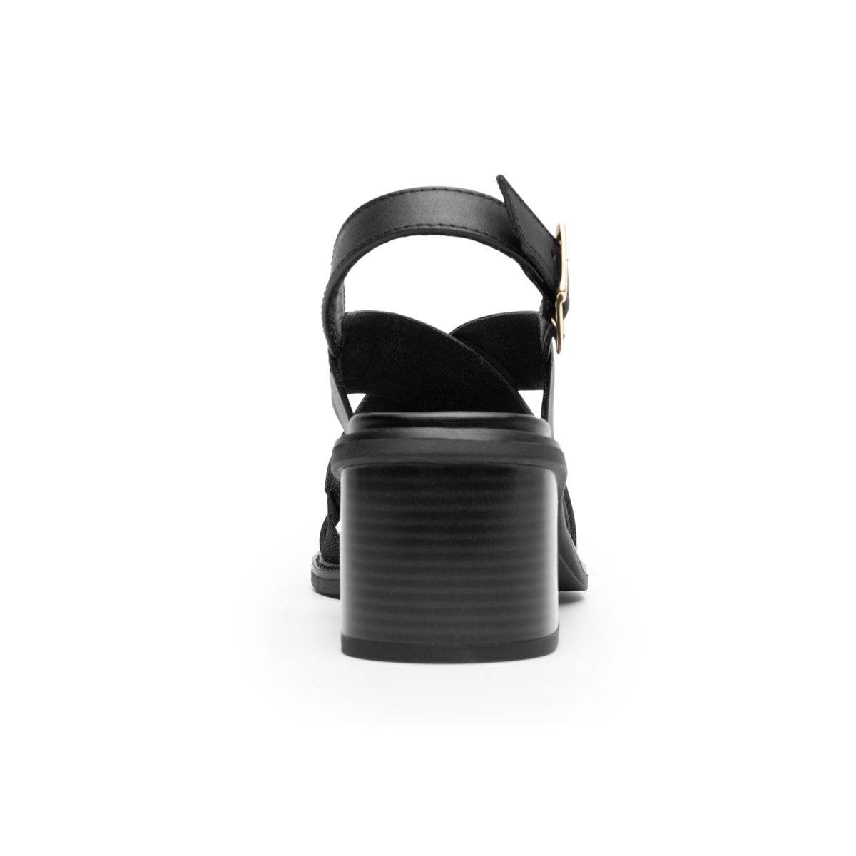 Sandalia De Tacón Flexi para Mujer con Suela Flexible Estilo 128404 Negro