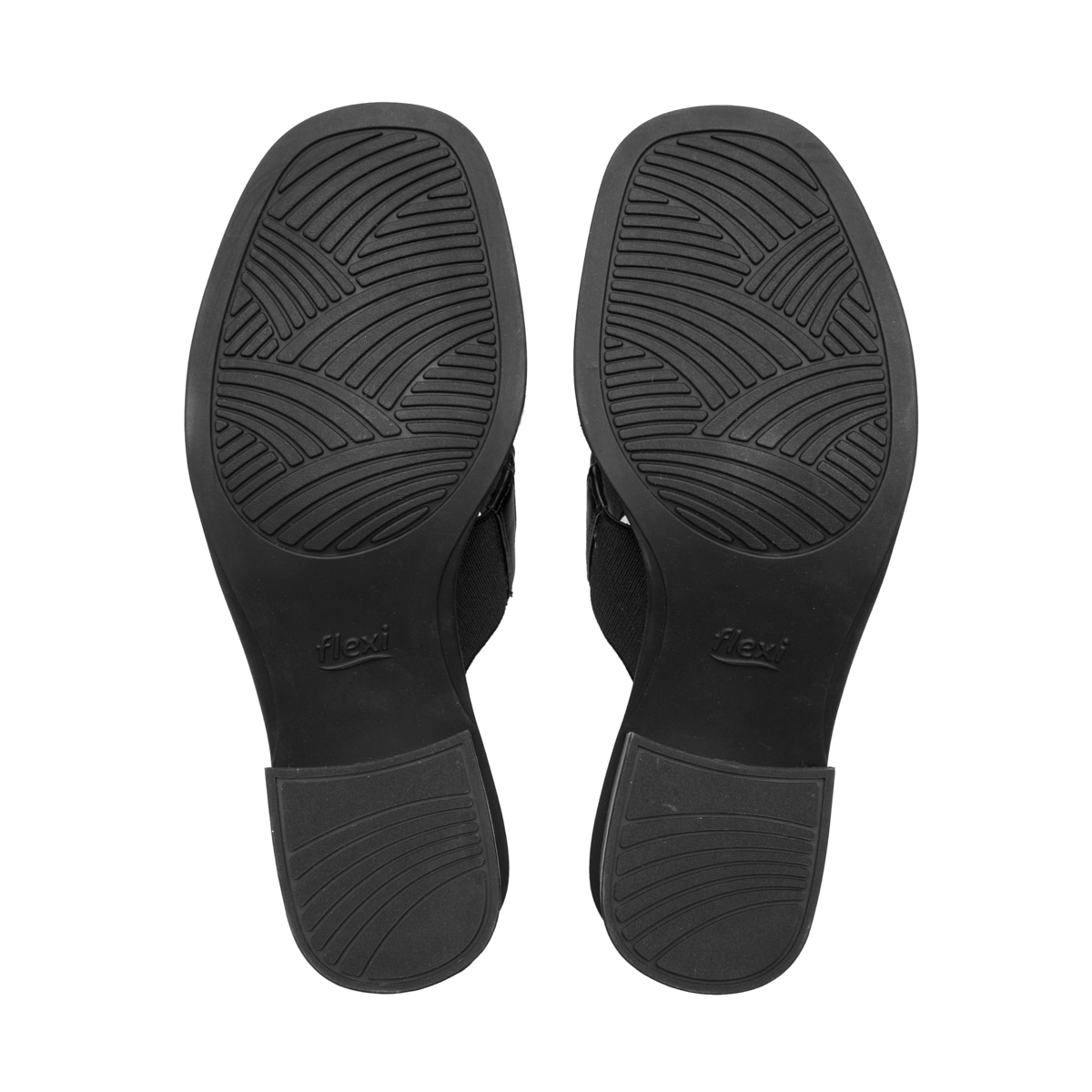 Sandalia Tacón Medio Flexi para Mujer Estilo 128406 Negro