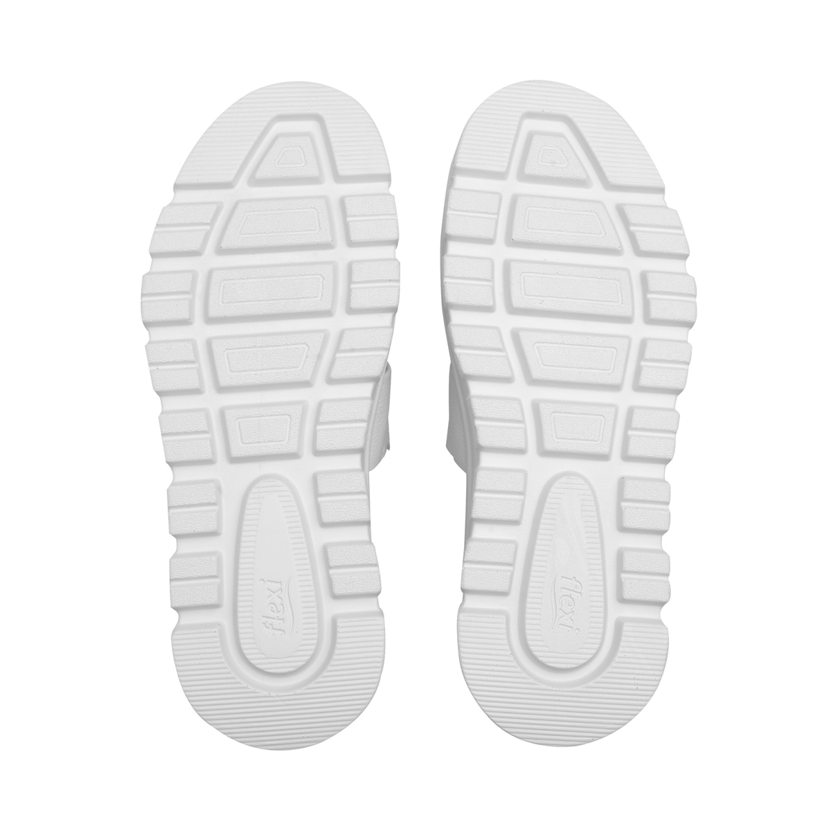 Sandalia Plataforma Flexi para Mujer con Plantilla Acojinada Estilo 128506 Blanco