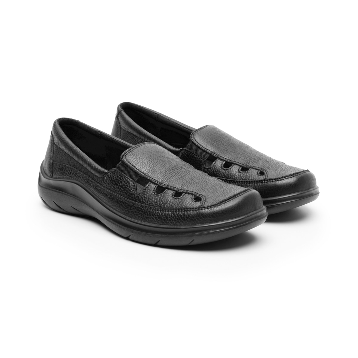 Mocasín Casual Flexi para Mujer con Suela Flexible Estilo 128701 Negro