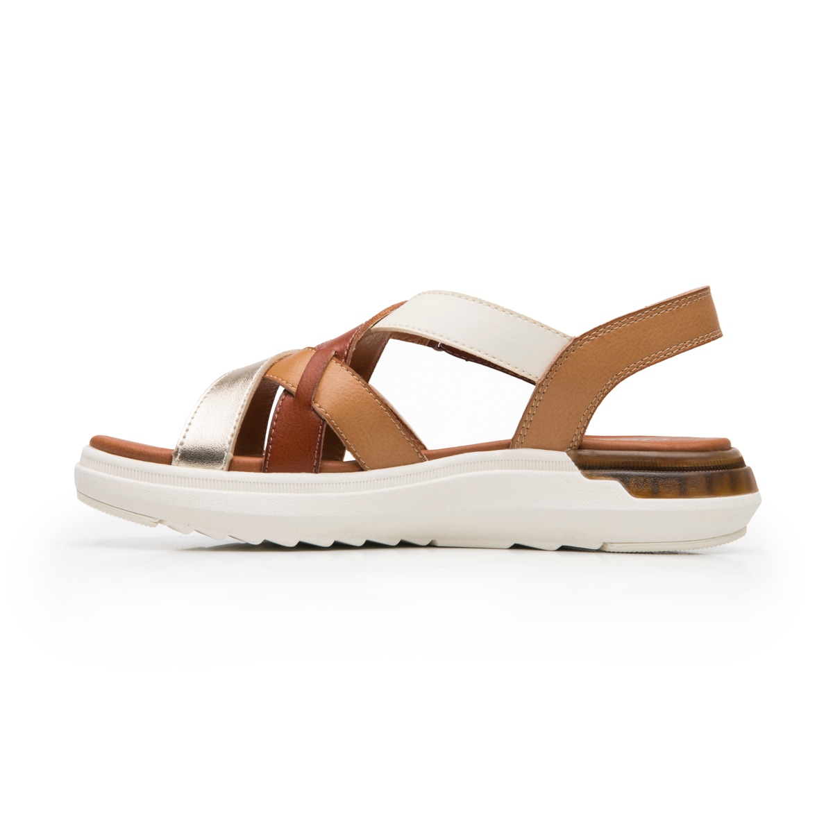 Sandalia De Confort Flexi para Mujer Estilo 129403 Multicolor
