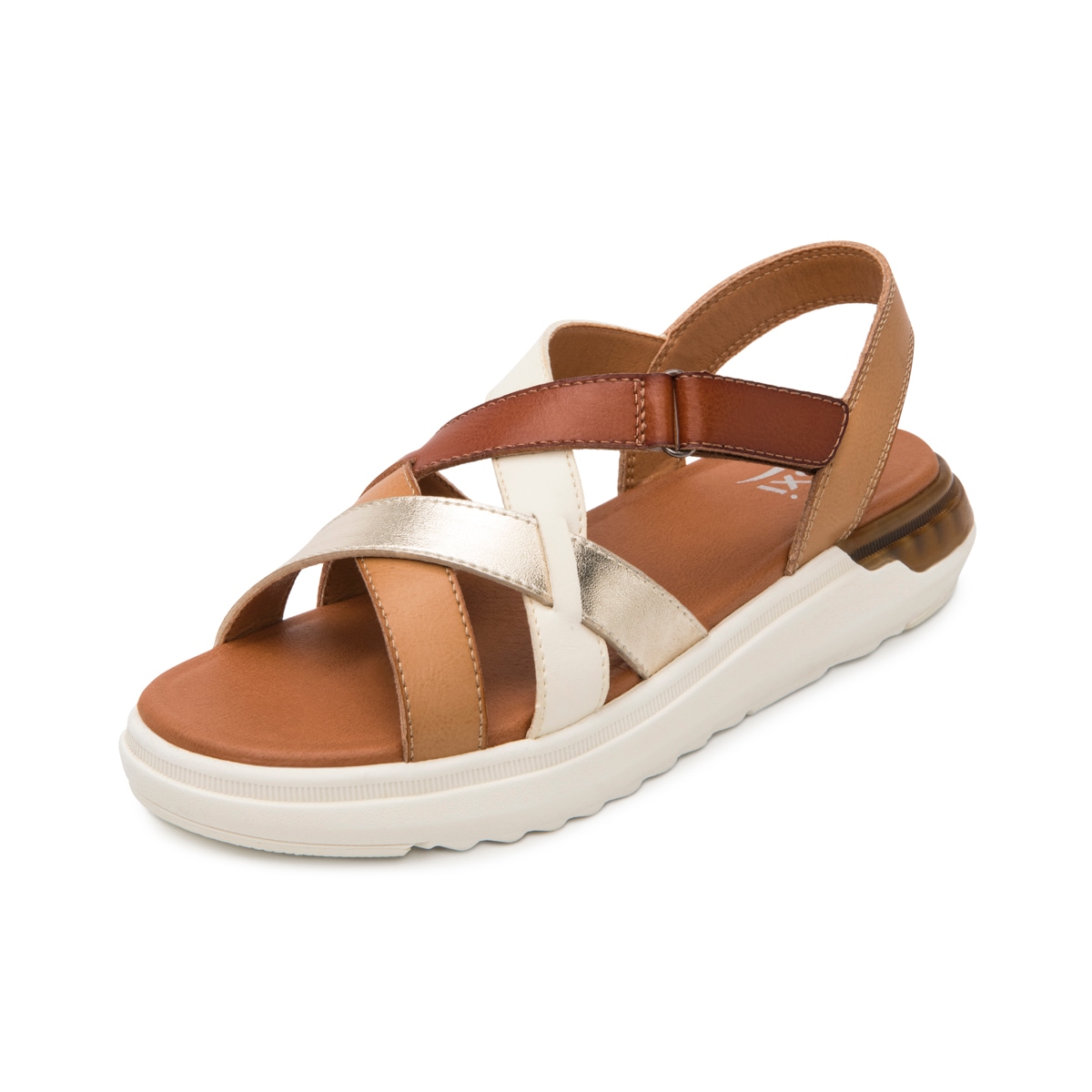 Sandalia De Confort Flexi para Mujer Estilo 129403 Multicolor