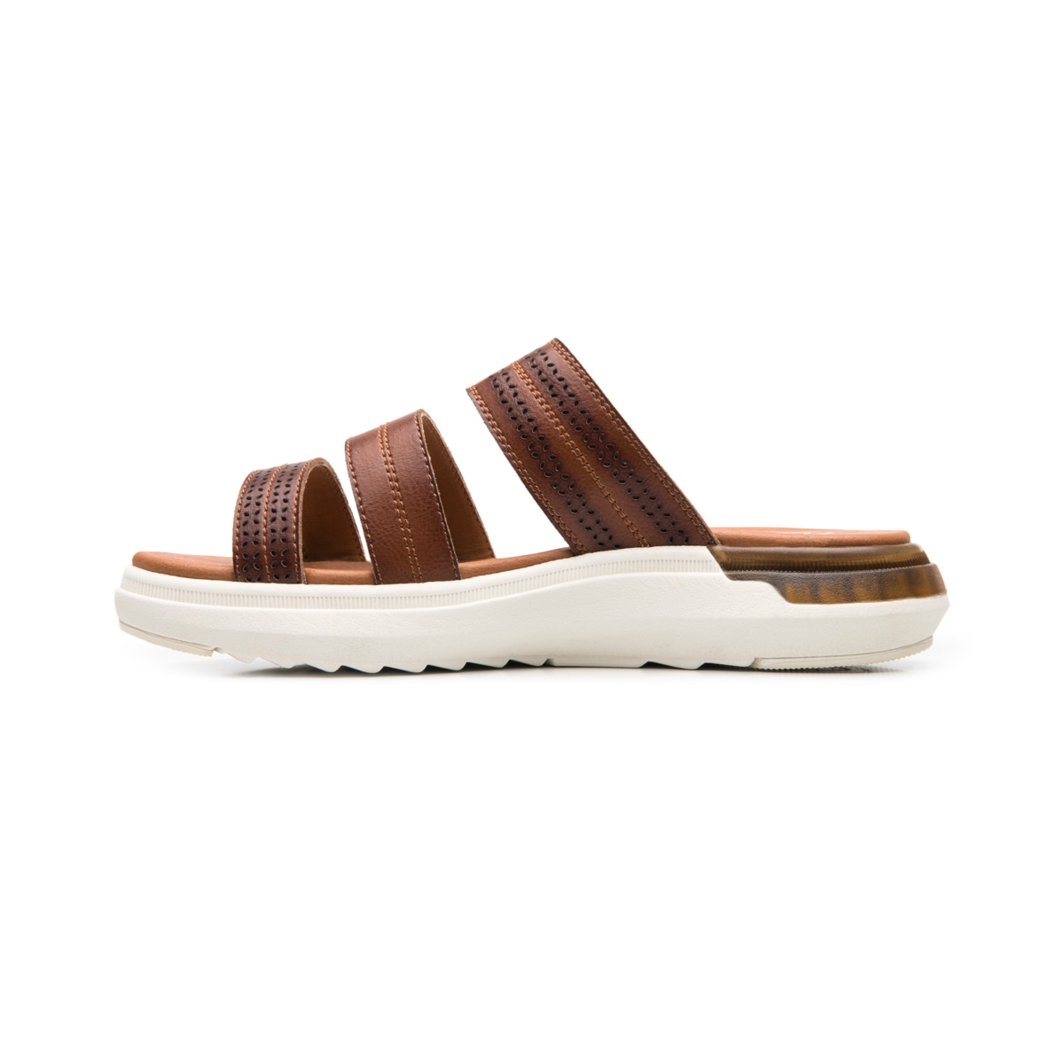 Sandalia De Confort Flexi para Mujer Estilo 129404 Tan