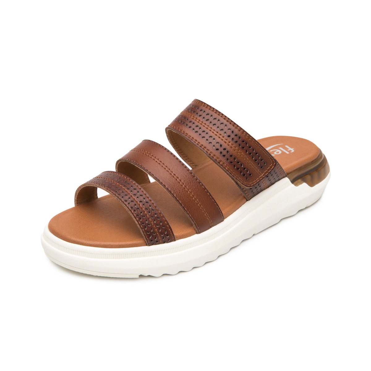 Sandalia De Confort Flexi para Mujer Estilo 129404 Tan