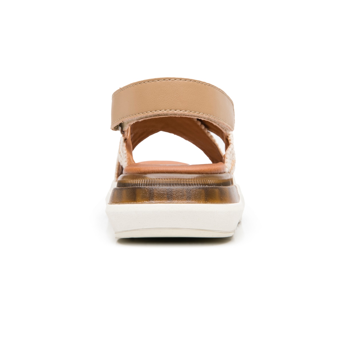 Sandalia De Confort Flexi para Mujer Estilo 129405 Beige