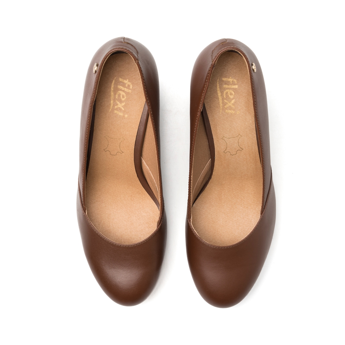 Calzado Casual Confort Flexi para Mujer Estilo 129603 Dark Tan