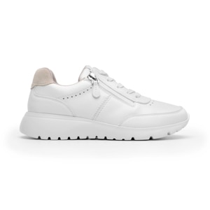 Sneaker Casual Flexi para Mujer con Suela Extra Ligera Estilo 129701 Blanco