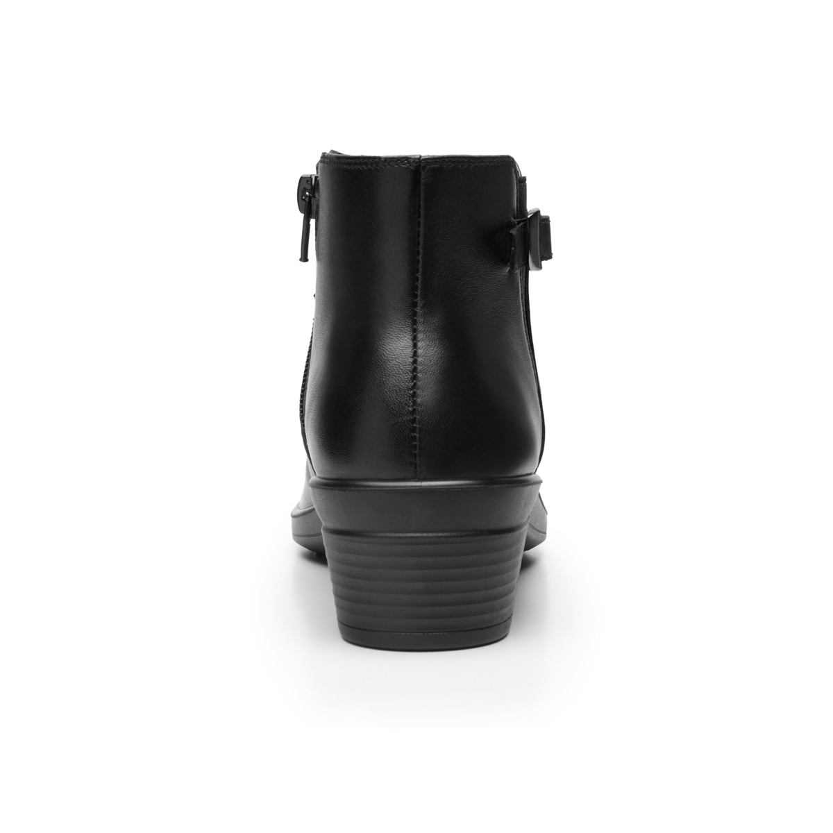 Botín Confort Cuña Flexi para Mujer con Amortiguamiento y Cierre Interno Estilo 130004 Negro