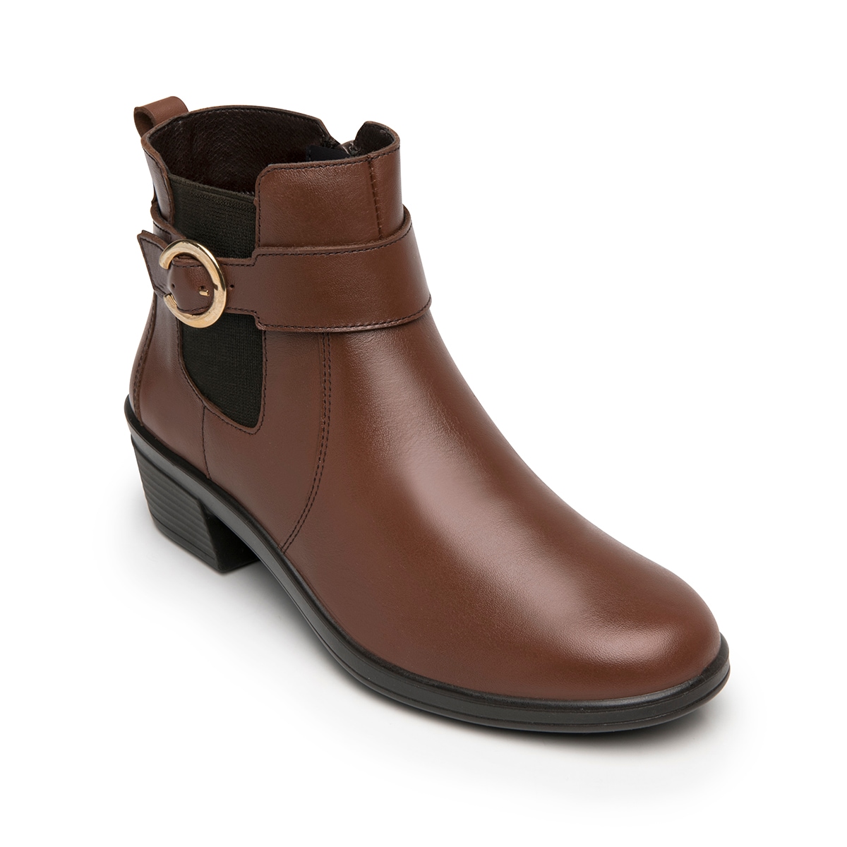 Botín Casual Flexi para Mujer Estilo 130008 Dark Tan