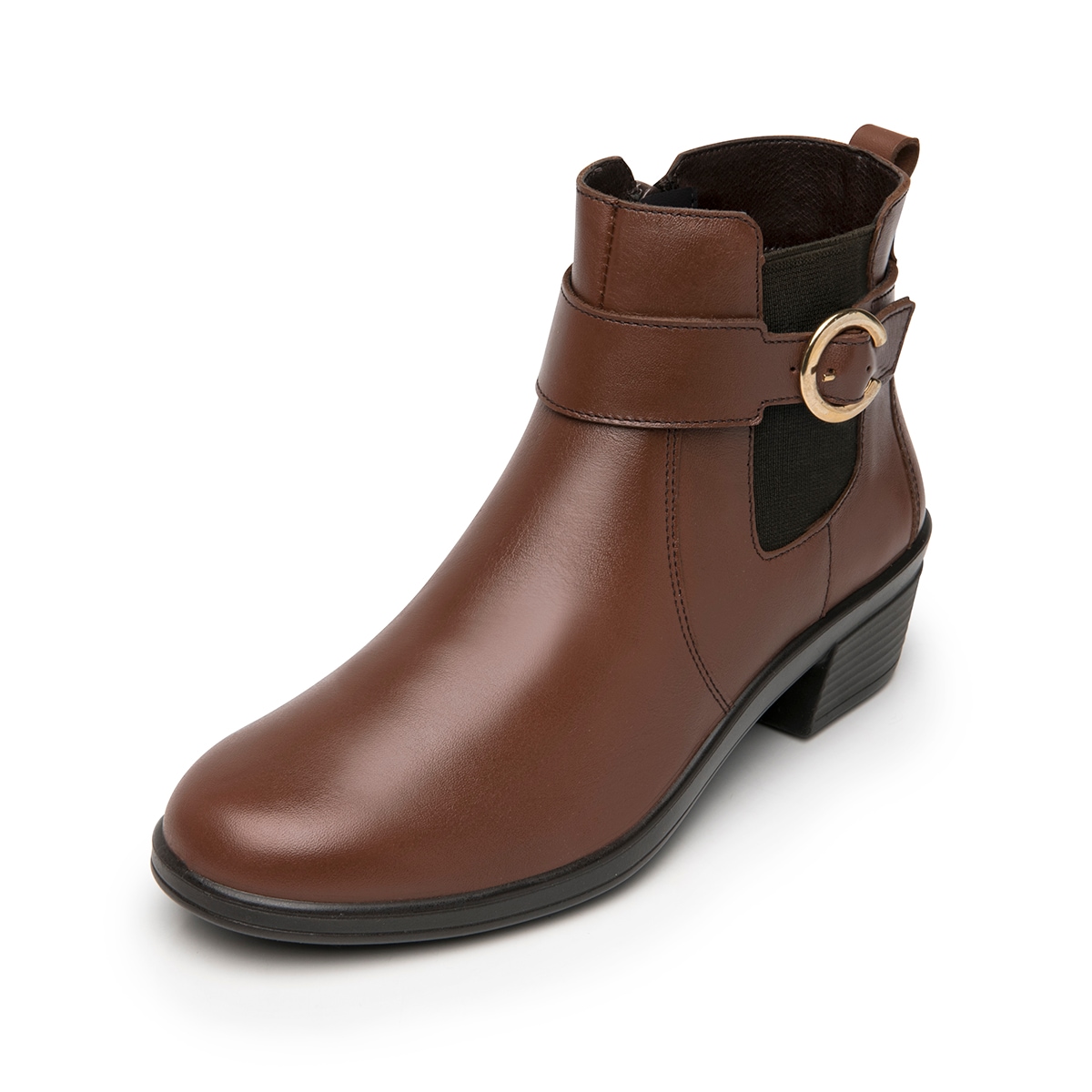 Botín Casual Flexi para Mujer Estilo 130008 Dark Tan