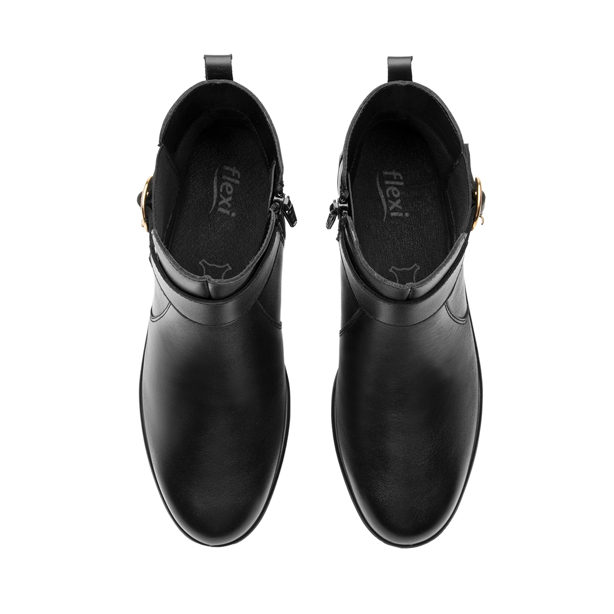 Botín Casual Flexi para Mujer Estilo 130008 Negro