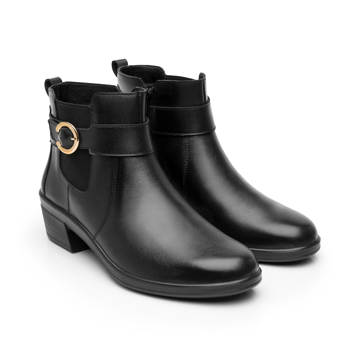Botín Casual Flexi para Mujer Estilo 130008 Negro