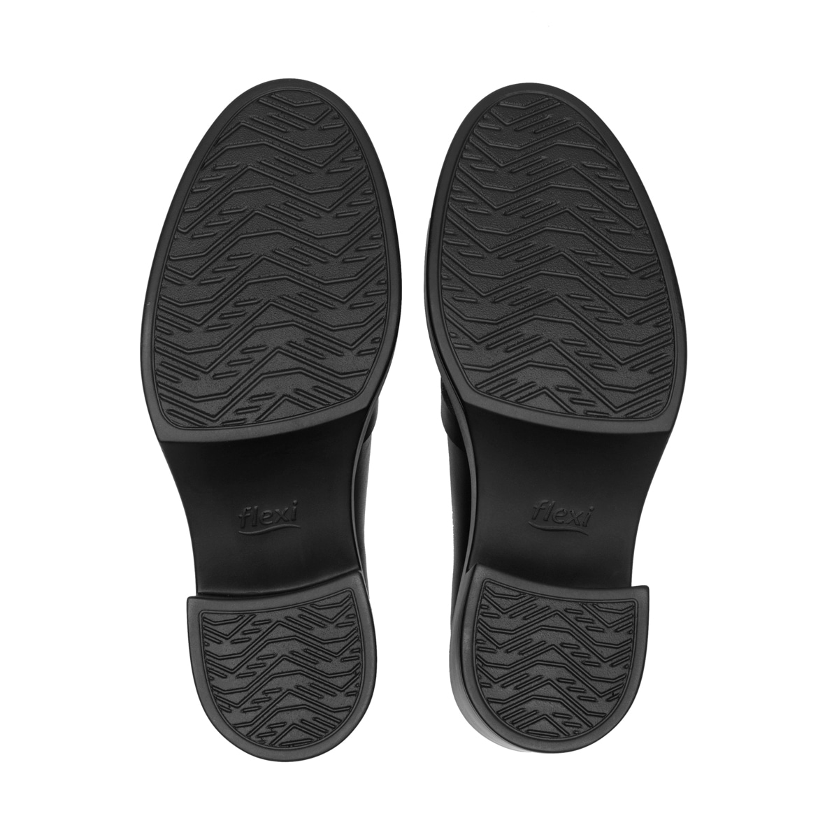 Mocasín Tacón Alto Flexi para Mujer Estilo 130301 Negro