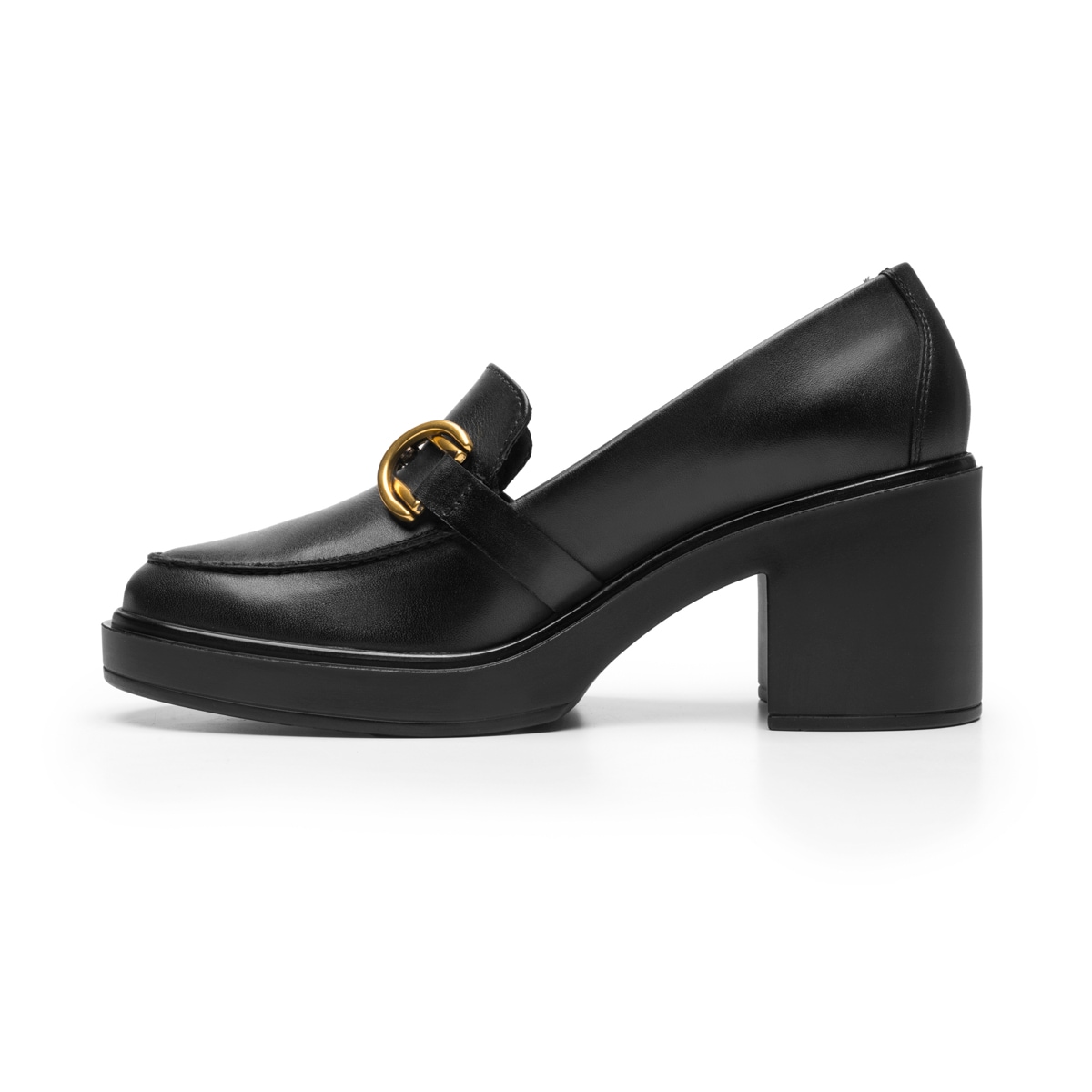 Mocasín Tacón Alto Flexi para Mujer Estilo 130301 Negro