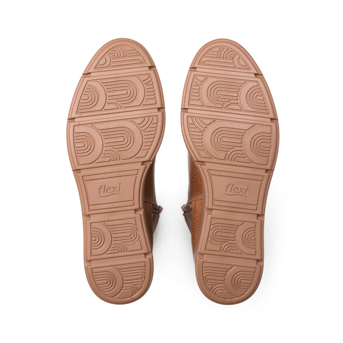 Botín Confort Flexi para Mujer con Cierre Interno Estilo 130403 Dark Tan