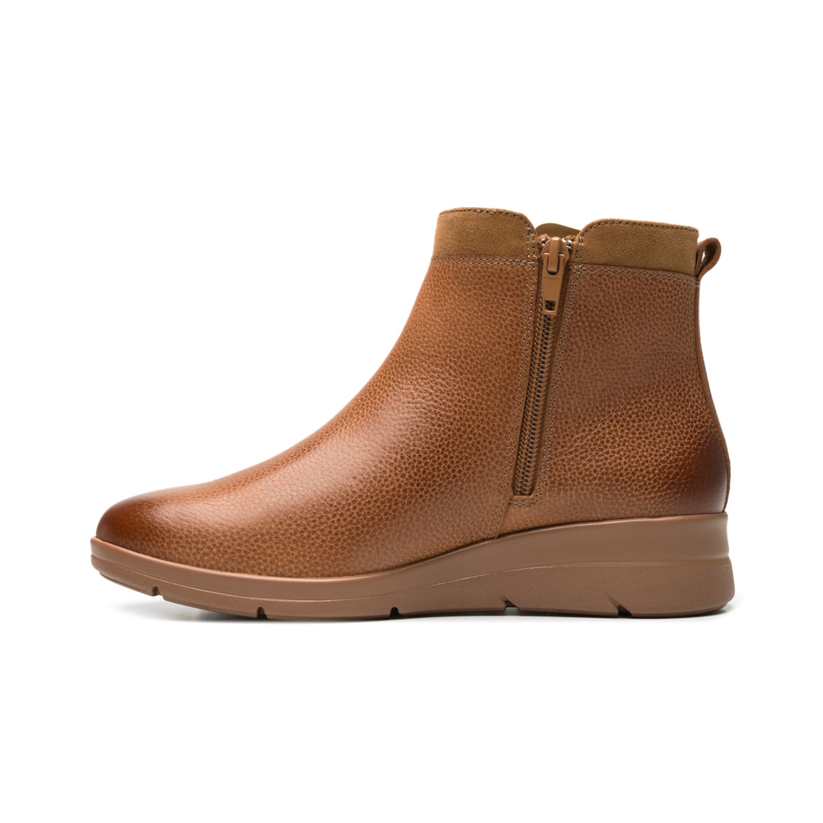 Botín Confort Flexi para Mujer con Cierre Interno Estilo 130403 Dark Tan
