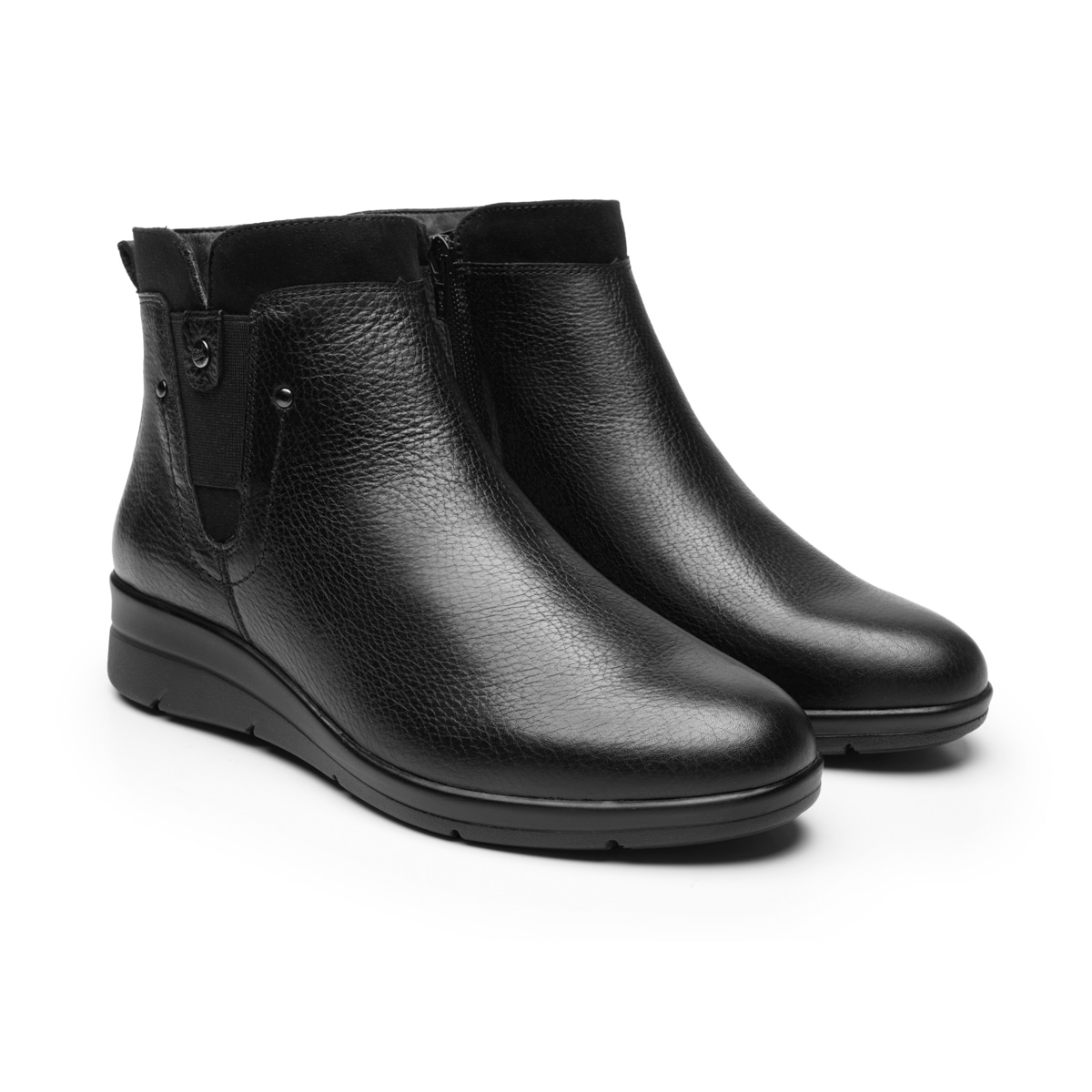 Botín Confort Flexi para Mujer con Cierre Interno Estilo 130403 Negro