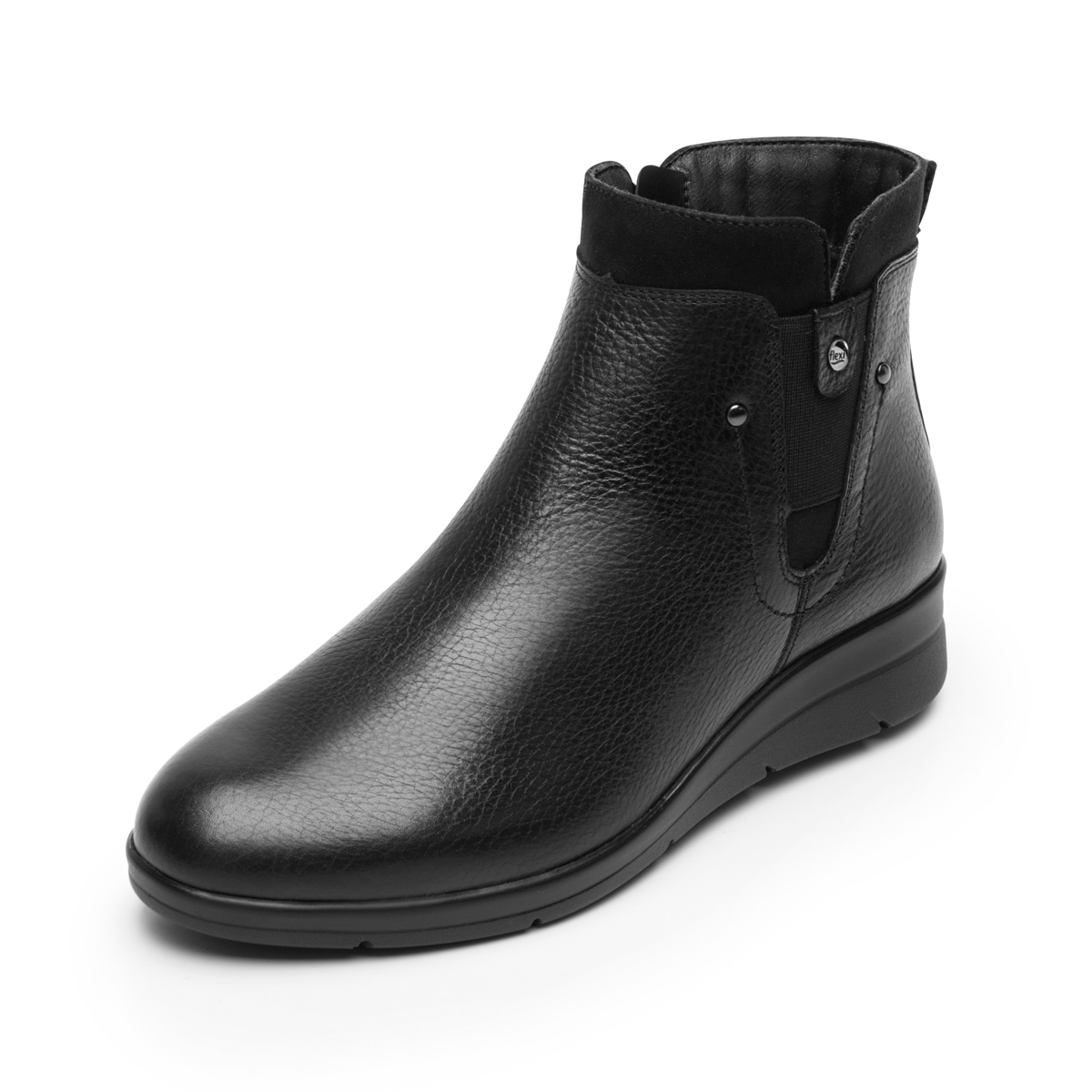 Botín Confort Flexi para Mujer con Cierre Interno Estilo 130403 Negro
