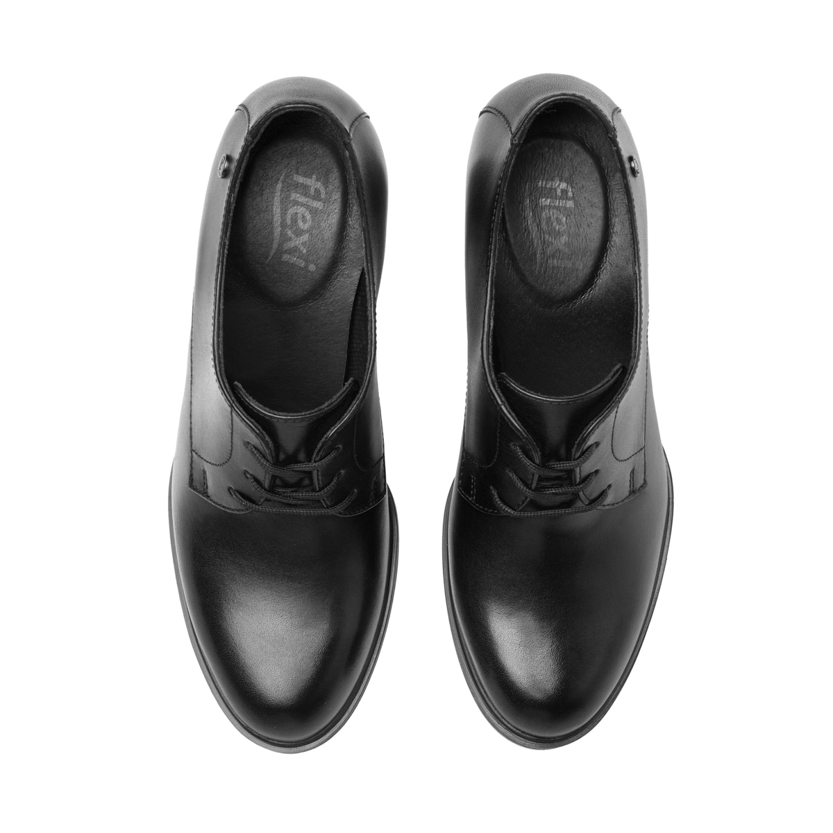 Zapatilla Derby Flexi para Mujer Estilo 130602 Negro