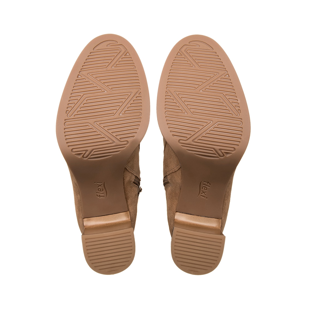 Botín De Tacón Alto Flexi para Mujer Estilo 130606 Arena
