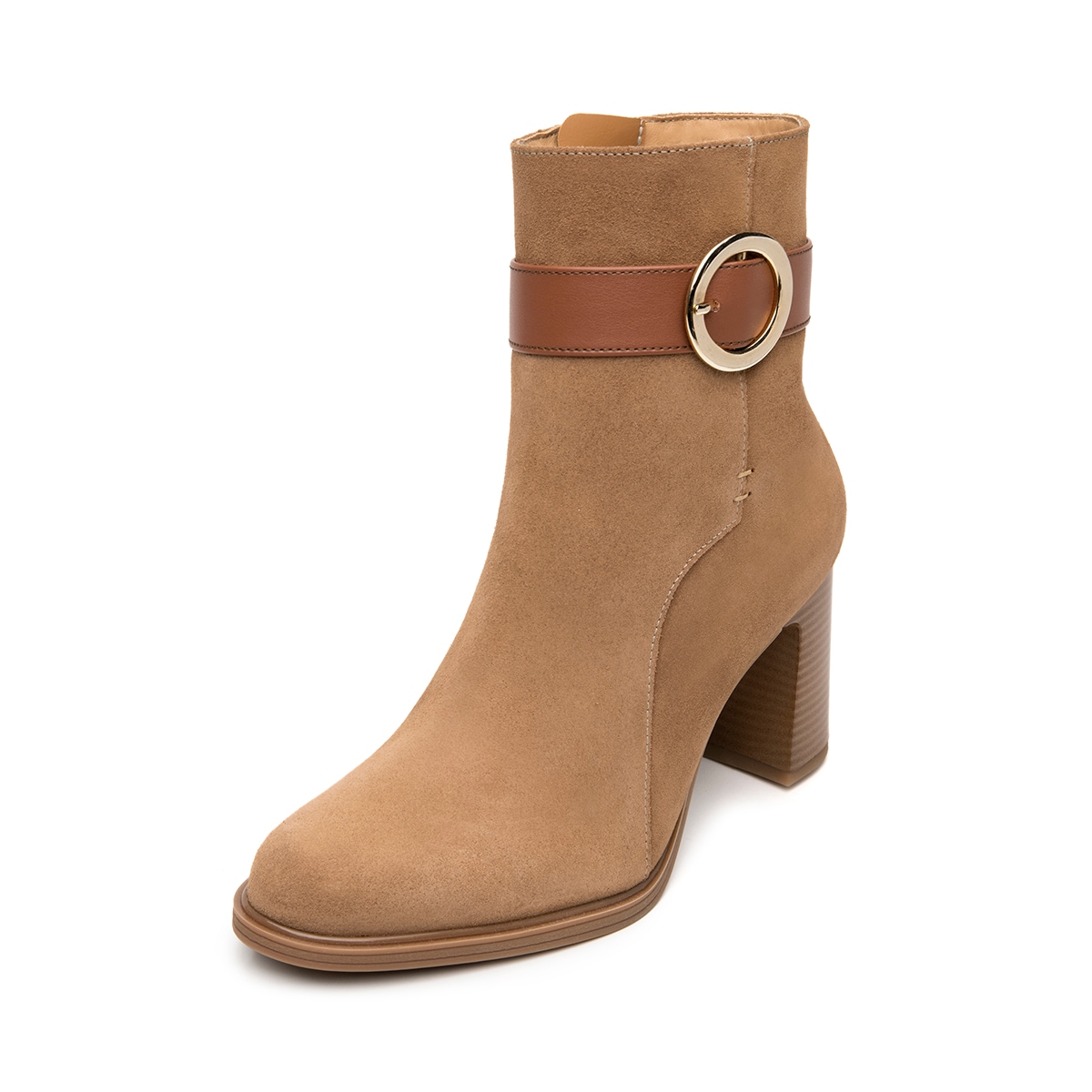 Botín De Tacón Alto Flexi para Mujer Estilo 130606 Arena