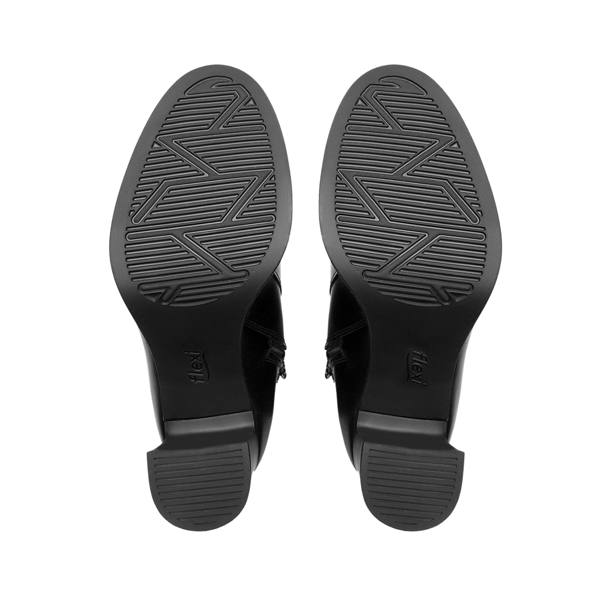 Botín De Tacón Alto Flexi para Mujer Estilo 130606 Negro