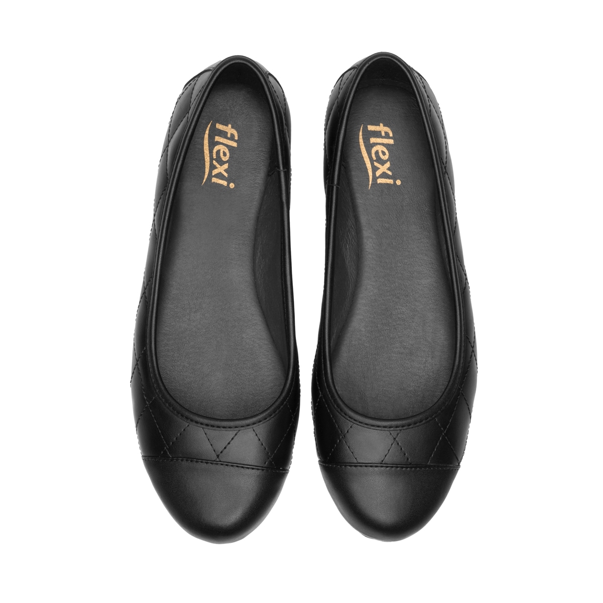 Balerina Casual Flexi para Mujer con Amortiguamiento Estilo 130801 Negro