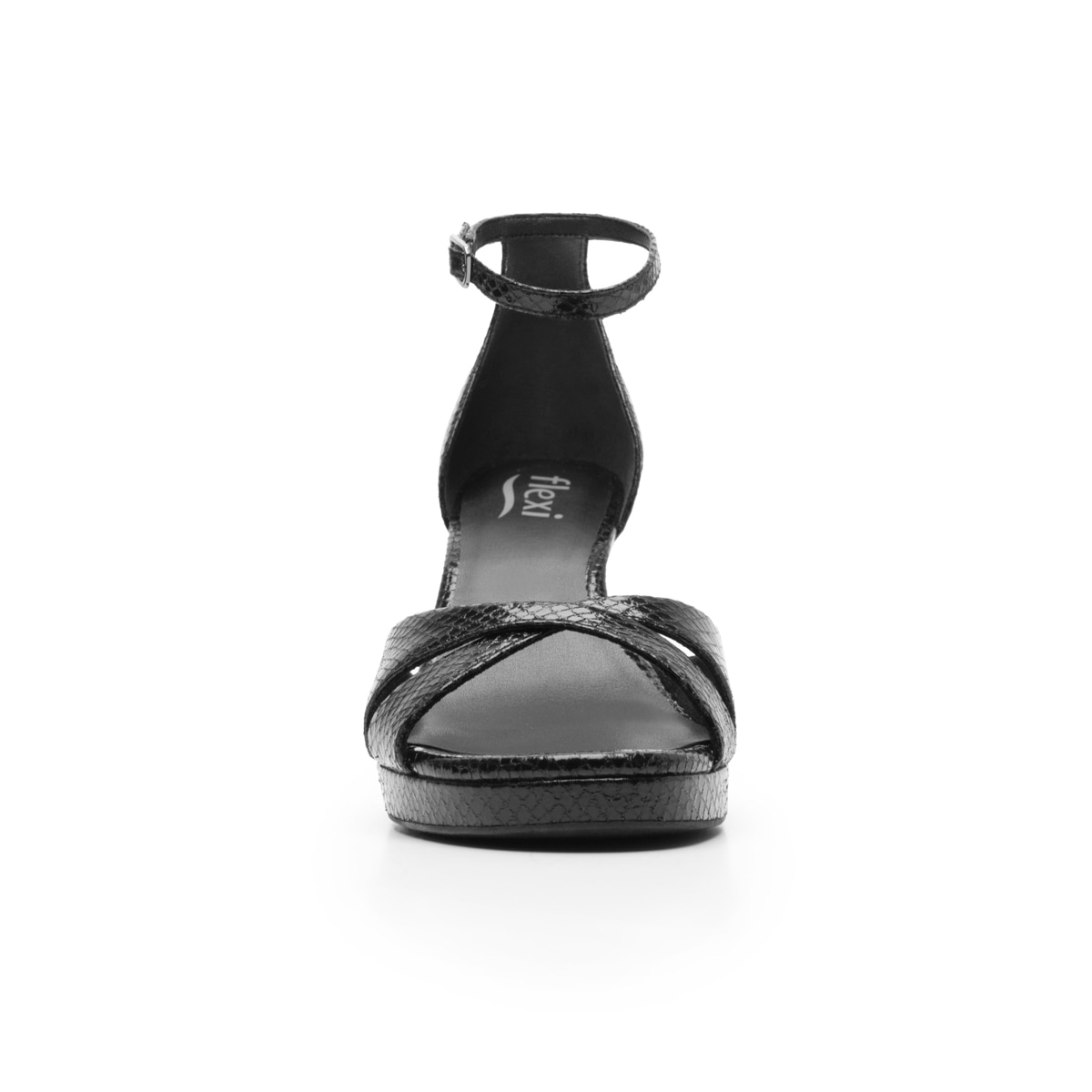Sandalia De Tacón Flexi para Mujer Exclusivo Zapaterías Flexi Estilo 131101 Negro