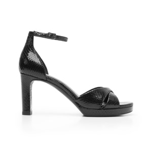 Sandalia De Tacón Flexi para Mujer Exclusivo Zapaterías Flexi Estilo 131101 Negro