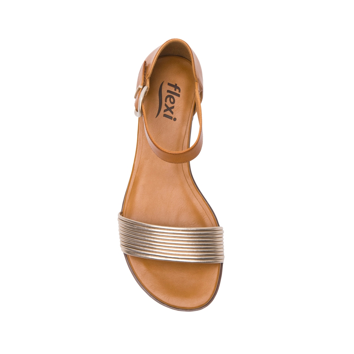 Sandalia Casual Flexi para Mujer Exclusivo Zapaterías Flexi Estilo 131302 Café