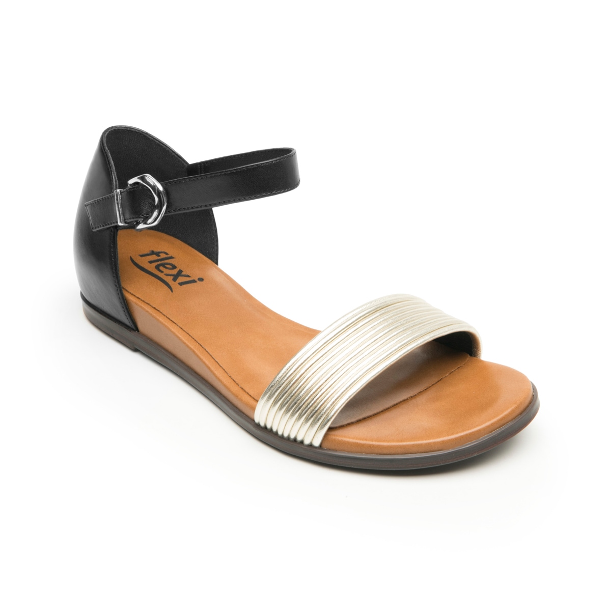 Sandalia Casual Flexi para Mujer Exclusivo Zapaterías Flexi Estilo 131302 Negro