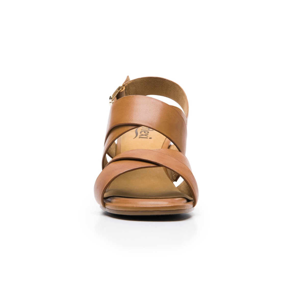 Sandalia De Tacón Flexi para Mujer Exclusivo Zapaterías Flexi Estilo 131402 Café