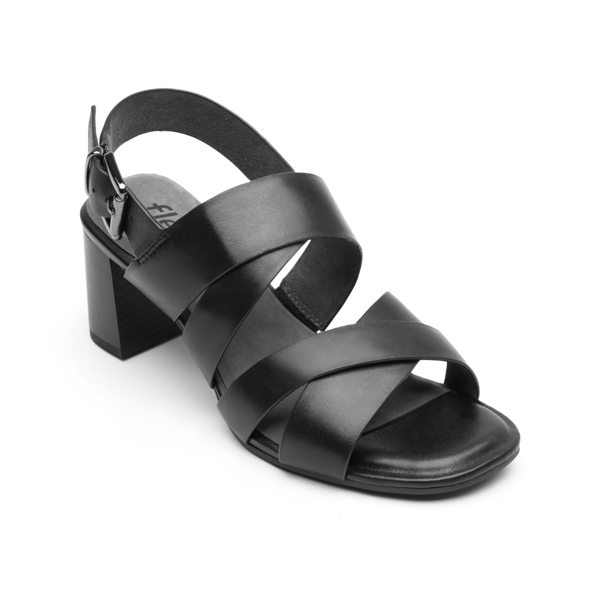 Sandalia De Tacón Flexi para Mujer Exclusivo Zapaterías Flexi Estilo 131402 Negro