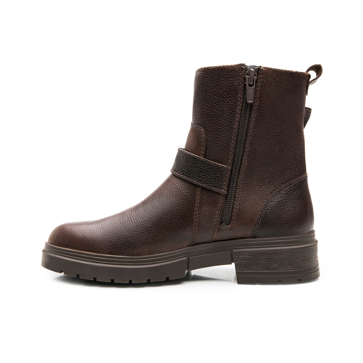 Botín Biker Flexi para Mujer Estilo 131907 Café