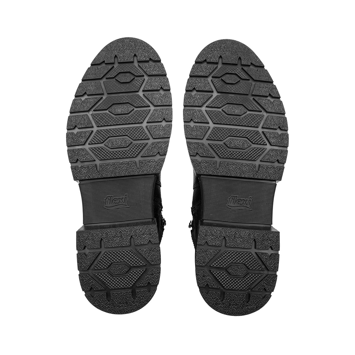 Botín Biker Flexi para Mujer Estilo 131907 Negro