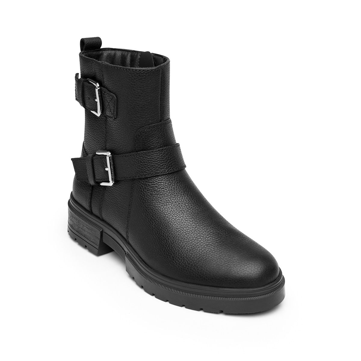 Botín Biker Flexi para Mujer Estilo 131907 Negro