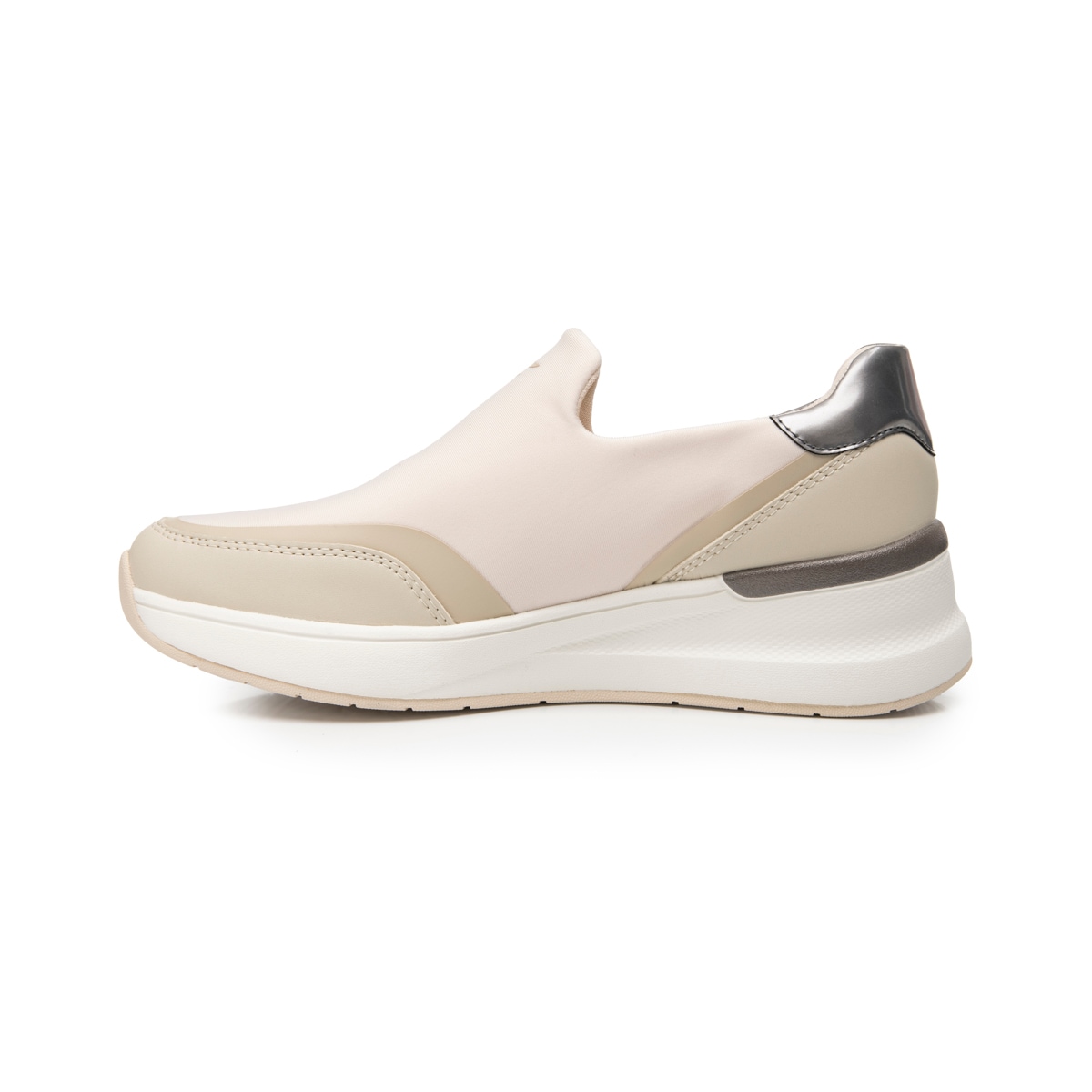 Sneaker Urbano Slip On Flexi para Mujer Estilo 132202 Beige