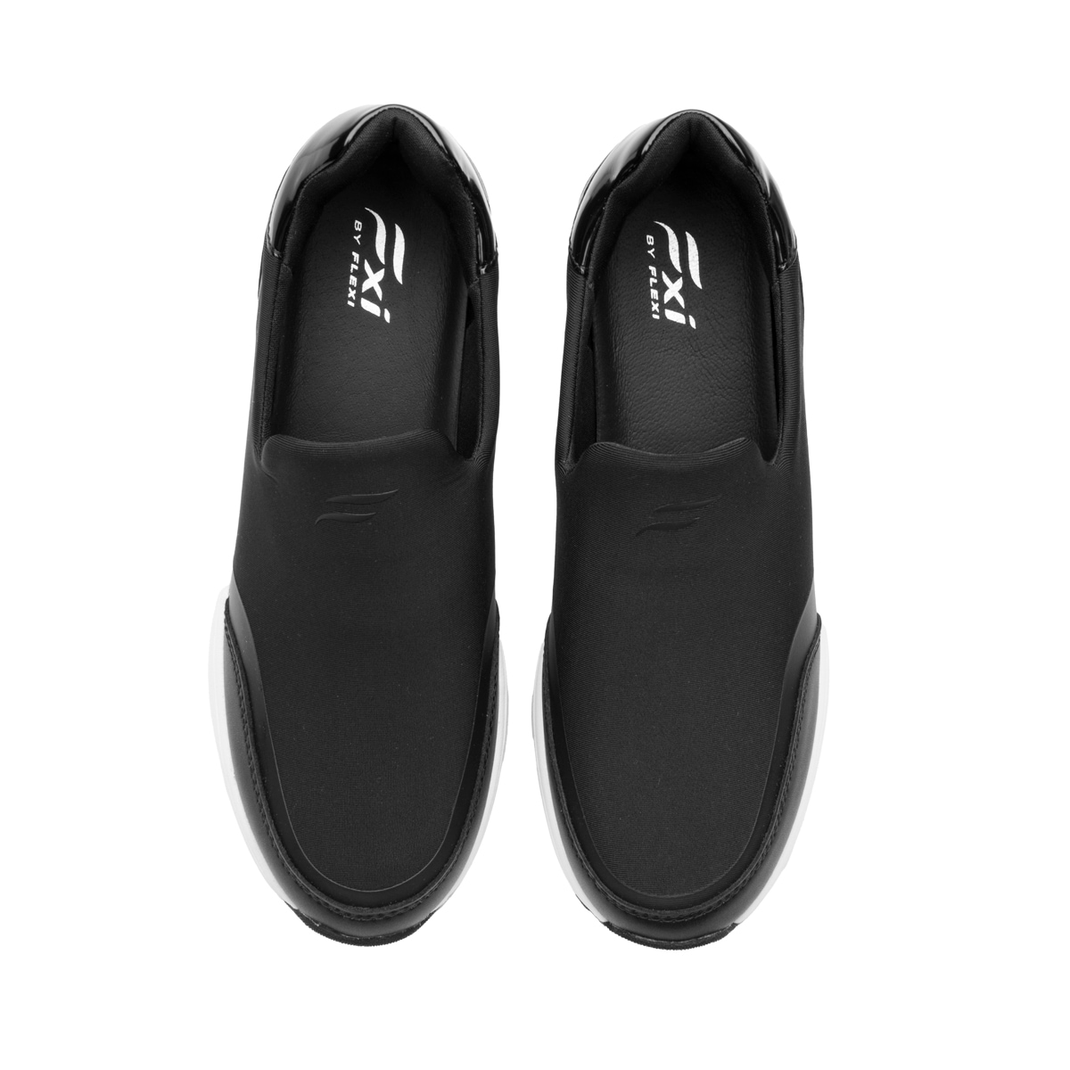 Sneaker Urbano Slip On Flexi para Mujer Estilo 132202 Negro
