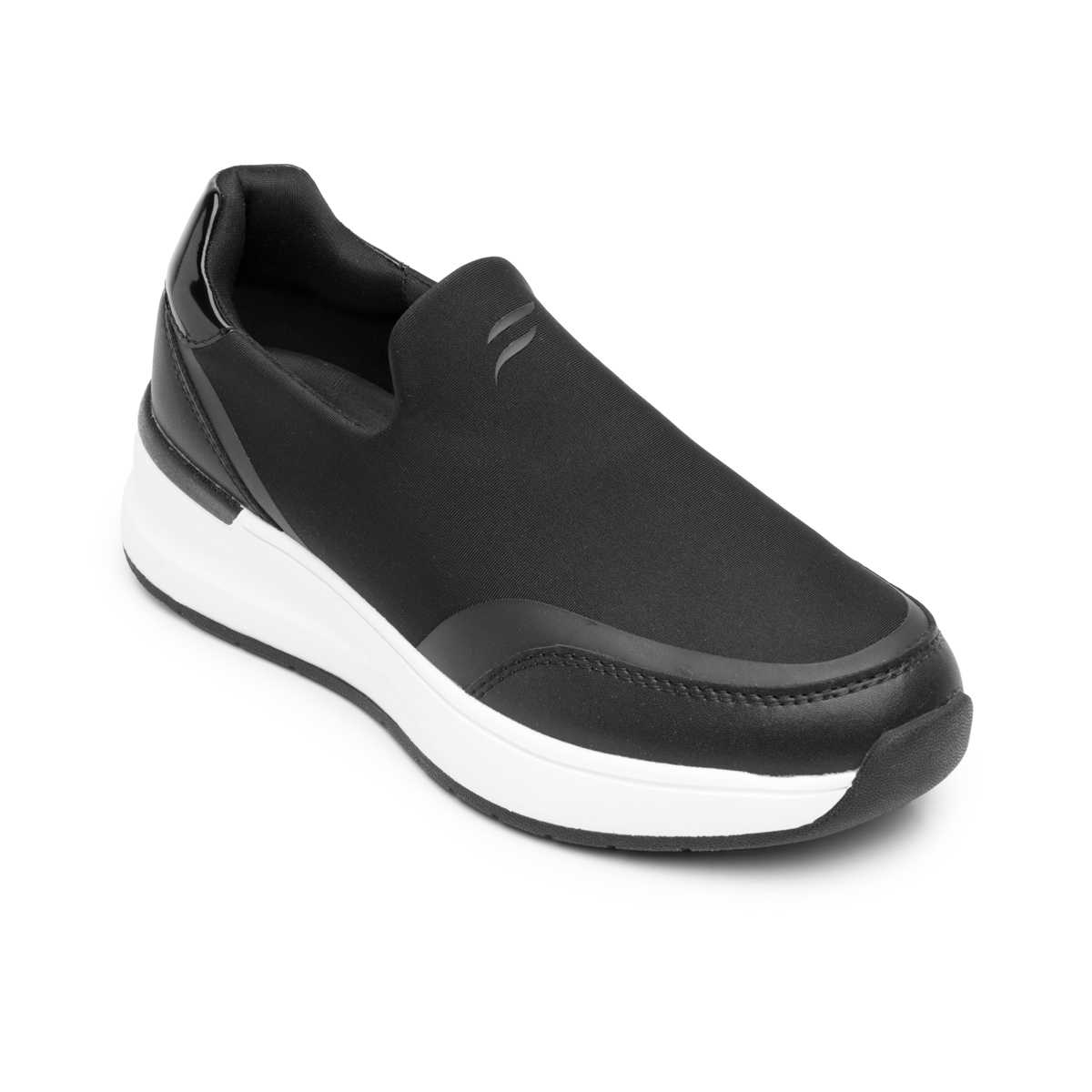 Sneaker Urbano Slip On Flexi para Mujer Estilo 132202 Negro