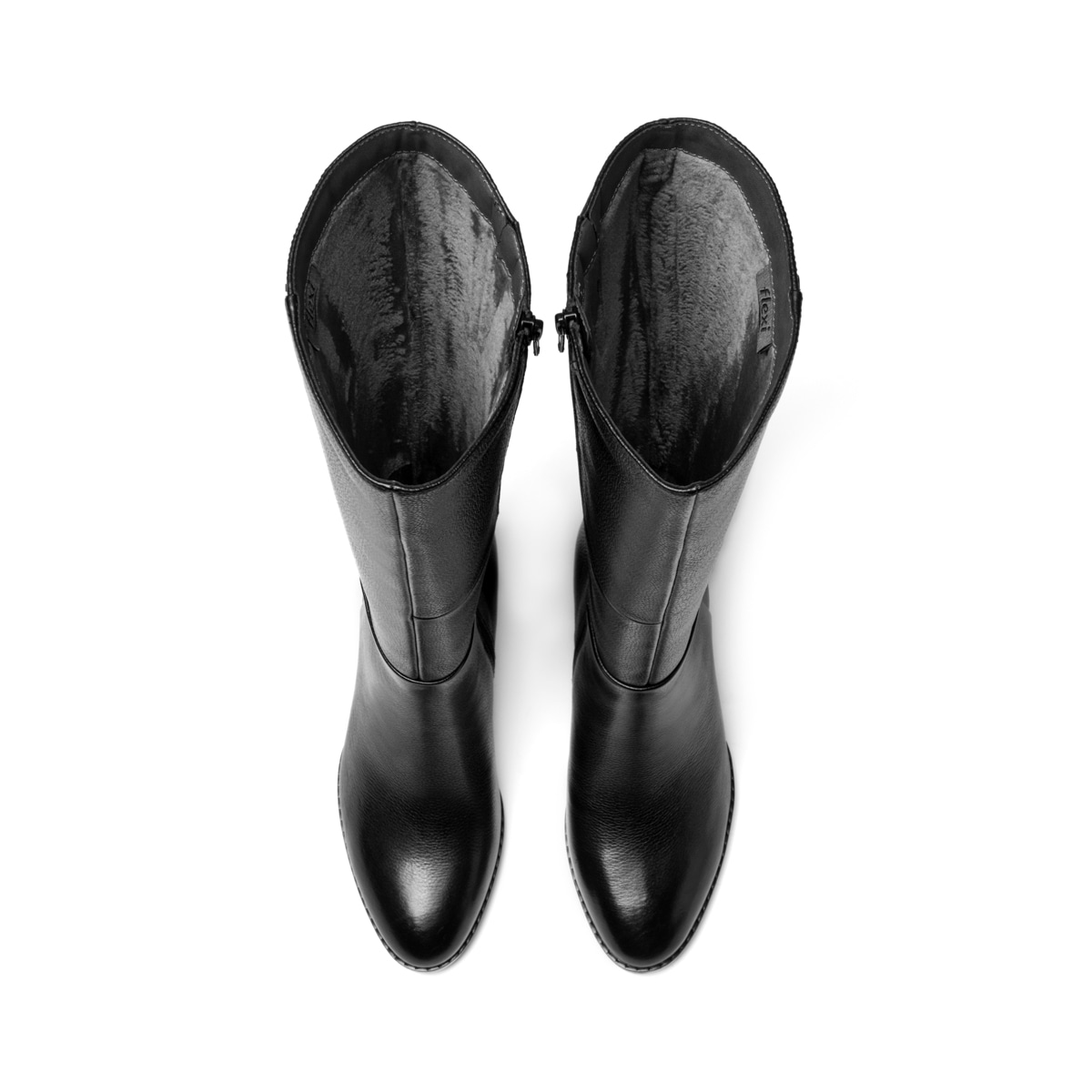 Bota Alta Tacón Exclusivo Flexi para Mujer Estilo 132401 Black