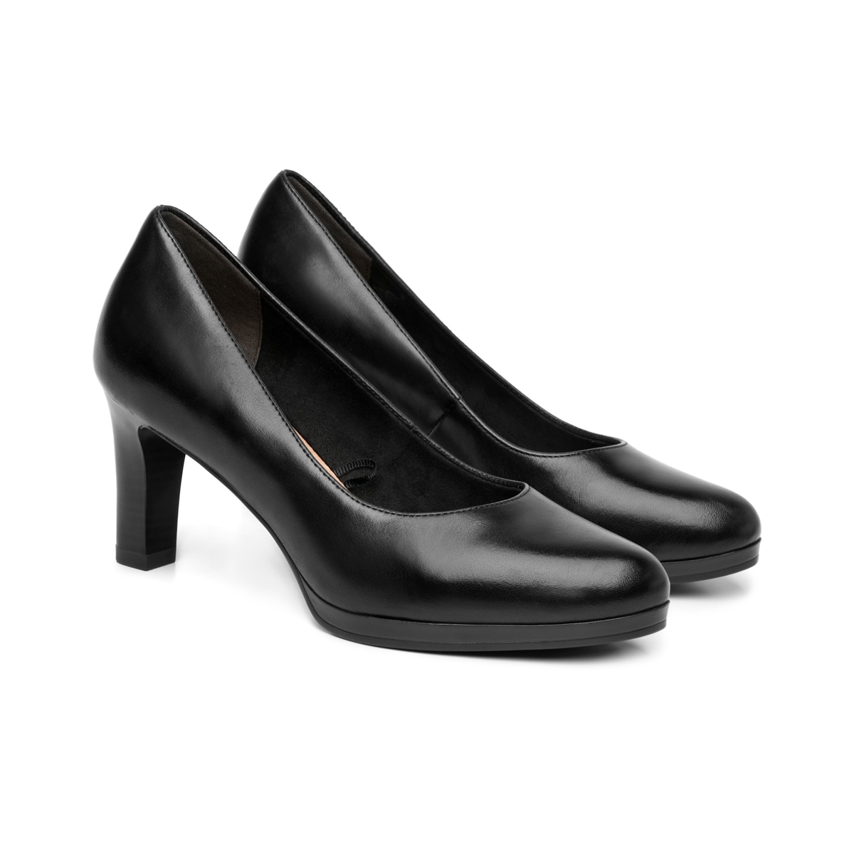 Zapatilla Tacón Medio Exclusivo Flexi para Mujer Estilo 132801 Black