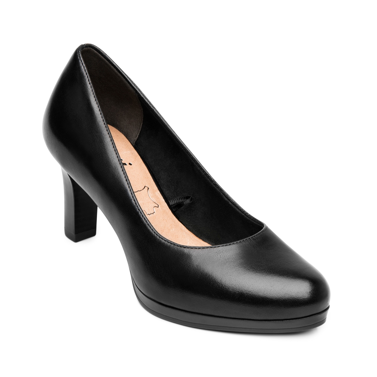 Zapatilla Tacón Medio Exclusivo Flexi para Mujer Estilo 132801 Black