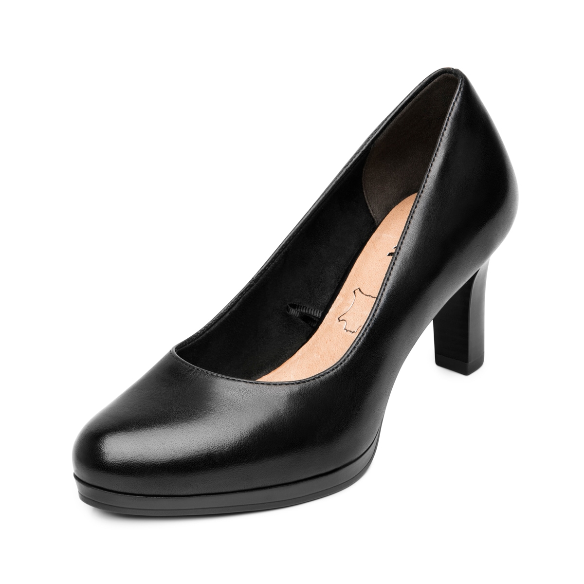 Zapatilla Tacón Medio Exclusivo Flexi para Mujer Estilo 132801 Black