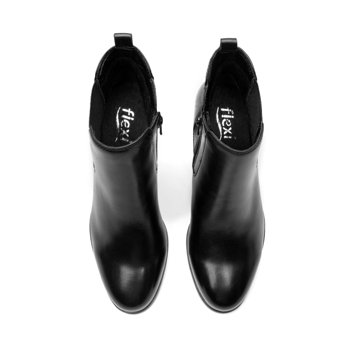 Botín Tacón Alto Exclusivo Flexi para Mujer Estilo 133401 Black